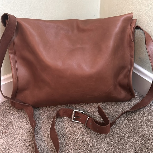 Embellished Leather Messenger Bag - Picture 2 of 6